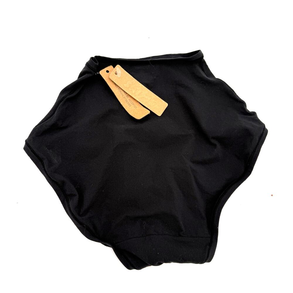 Skims Black Onyx High Waisted Brief Panties New with tags Size XXS